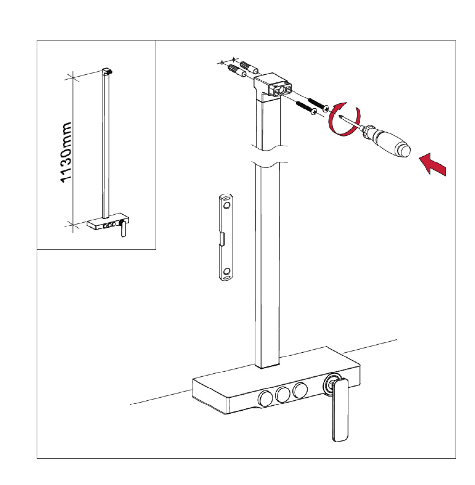 Фото Душевая система Timo Torne (SX-4310/00) хром