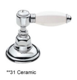 Фото Смеситель Nicolazzi Monterosa 1803BZ32 для ванны и душа, бронза, ручки Swarovski