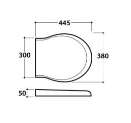 Фото Сидение с крышкой для унитаза Globo Paestum (PA019)
