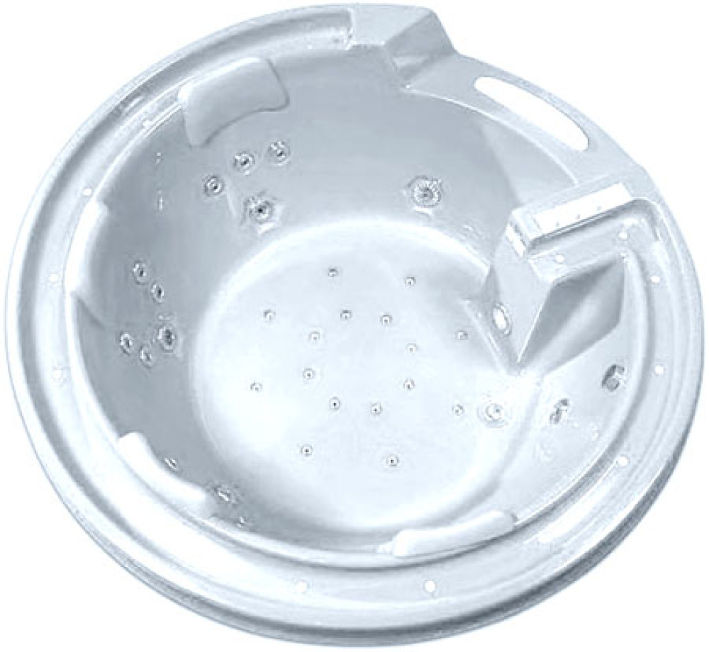 Акриловая ванна 190x190 Gemy (G9090 O), круглая