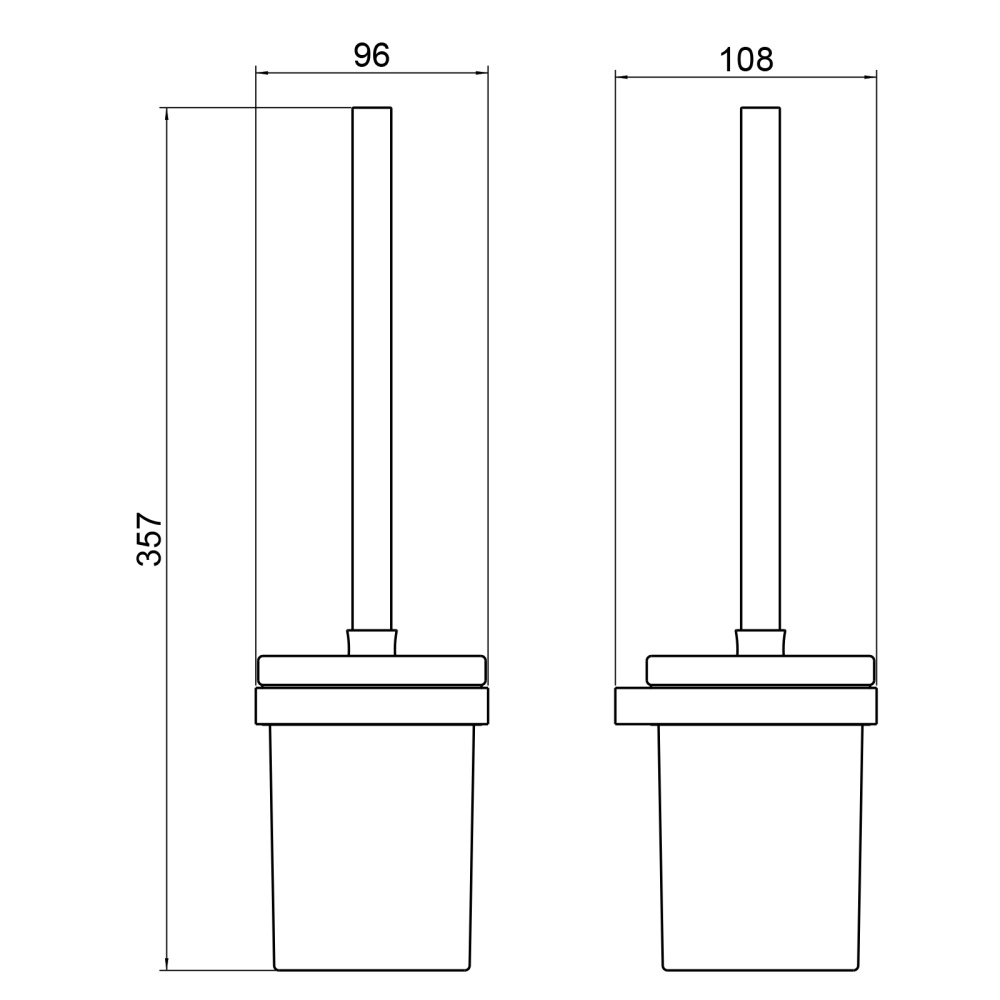 Фото Щетка для туалета Timo Petruma 15261/13 никель
