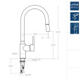 Смеситель для кухни RamonSoler DRAKO 337902V1 Хром