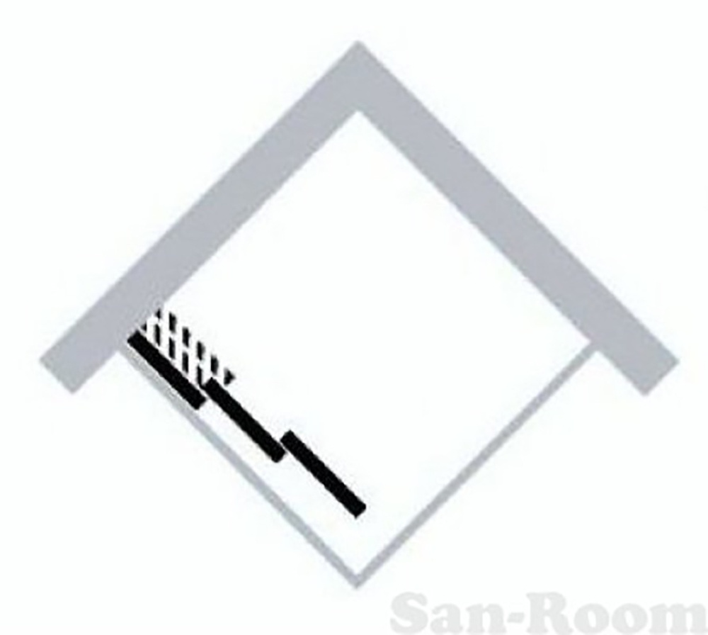 Душевая дверь в нишу Huppe X1 140303.069.321, 90 см
