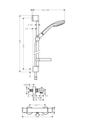 Душевой набор Hansgrohe (27054000)