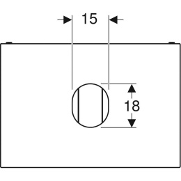 Тумба под раковину Geberit VariForm 501.160.00.1, 75 см, с сифоном, цвет тёмно-серый