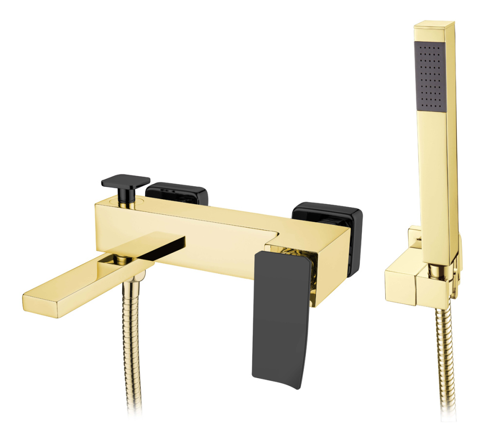 Фото Смеситель для ванны Boheme Q (143-GB.2) золото