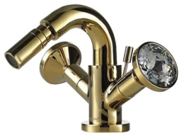 Фото Смеситель для биде Bravat SWAN GOLD (F32680 G)