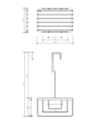 Корзинка для душа Decor Walther Universal (0850500), хром