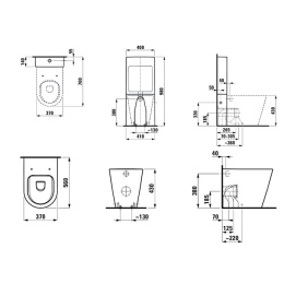 Бачок для унитаза напольный Laufen Universal 8.2866.4.000.884.1