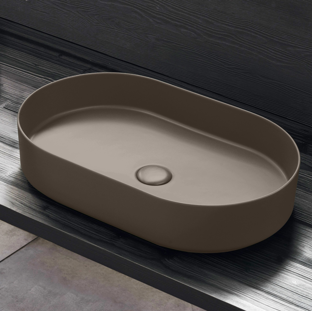 Ceramica CIELO Shui Comfort SHCOLAO60 AN - Раковина накладная на столешницу 60*38 см (Arenaria)