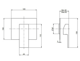 FIMA Carlo Frattini BRICK F3503/1CR Смеситель для душа