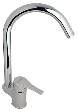 Фото Смеситель GPD Atros MTE65, для кухонной мойки, хром