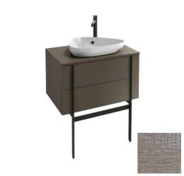 Тумба под раковину Jacob Delafon Nouvelle Vague 80 см, EB3039-E73, цвет - фактурный дуб