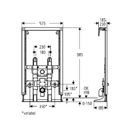 Инсталляция для биде Grohe Dal Rapid "S" 37204000