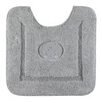 Migliore Коврик д/WC 60х60 см. вышивка логотип MIGLIORE, серый, окантовка серебро 30764