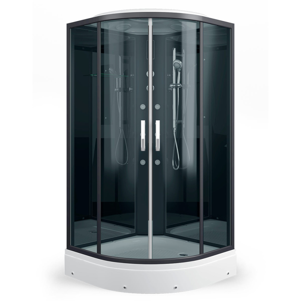 Душевая кабина 90x90x215 Erlit (ER5709P-C24) , Поддон низкий