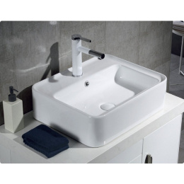 Раковина 52 см BelBagno (BB1367) прямоугольная, санфаянс