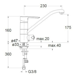Cristina Parigi PG12251 Смеситель для ванны