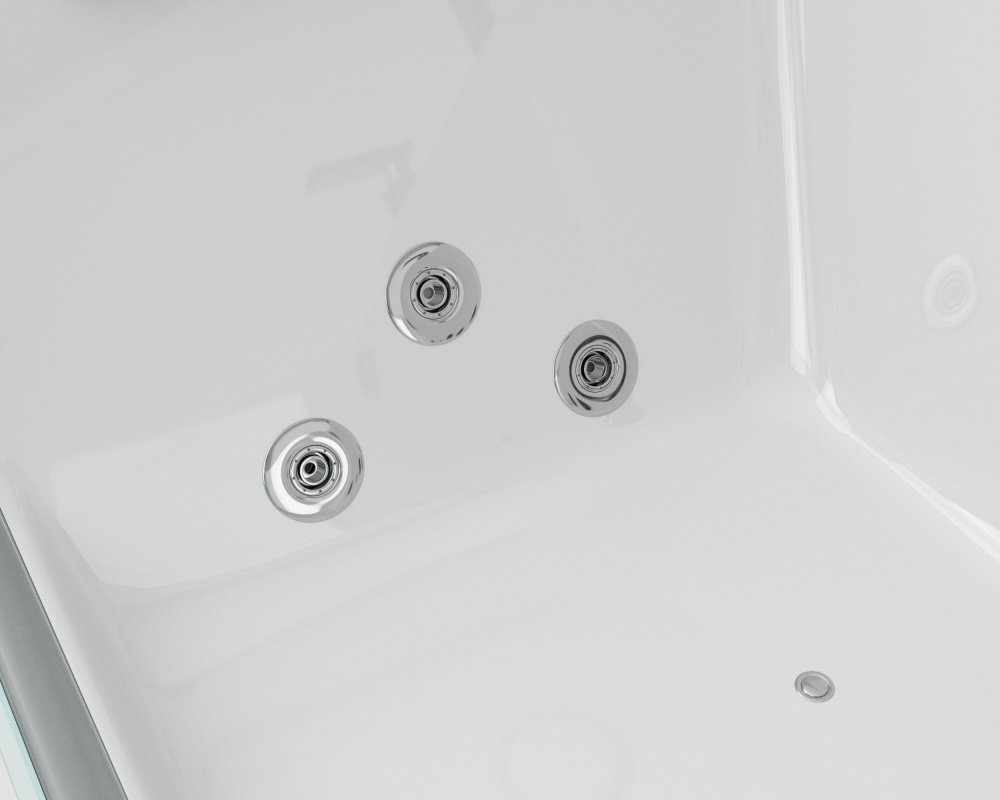 Ванна гидромассажная 170х80 Grossman (GR-17000L) белый глянцевый