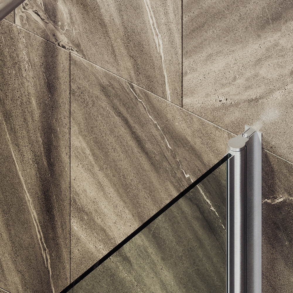 Фото Шторка на ванну Maybah Glass MGV-598-5 поворотная на монопетле