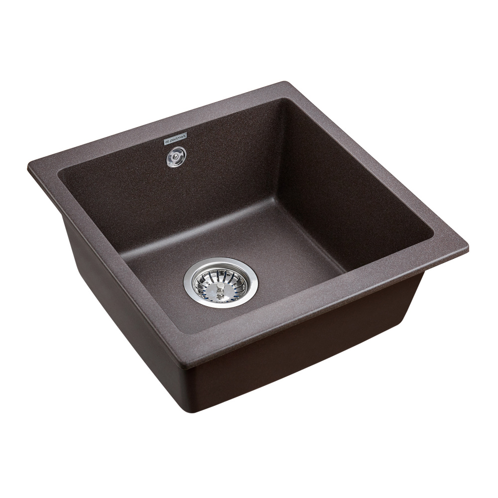 Мойка кухонная 45x46 Paulmark Brilon  (PM104546-CO) кофе