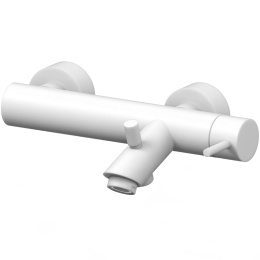 Фото Смеситель для ванны Paffoni Light LIG022BO Белый матовый