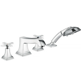 Смеситель на борт ванны на 4 отверстия 31449000 Hansgrohe Metropol Classic (хром)