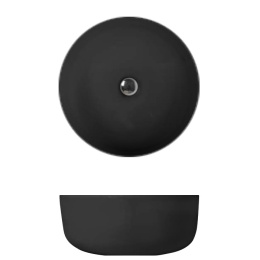 Раковина Kerasan Nolita чаша 40 х 40 x 15 см, цвет черный матовый