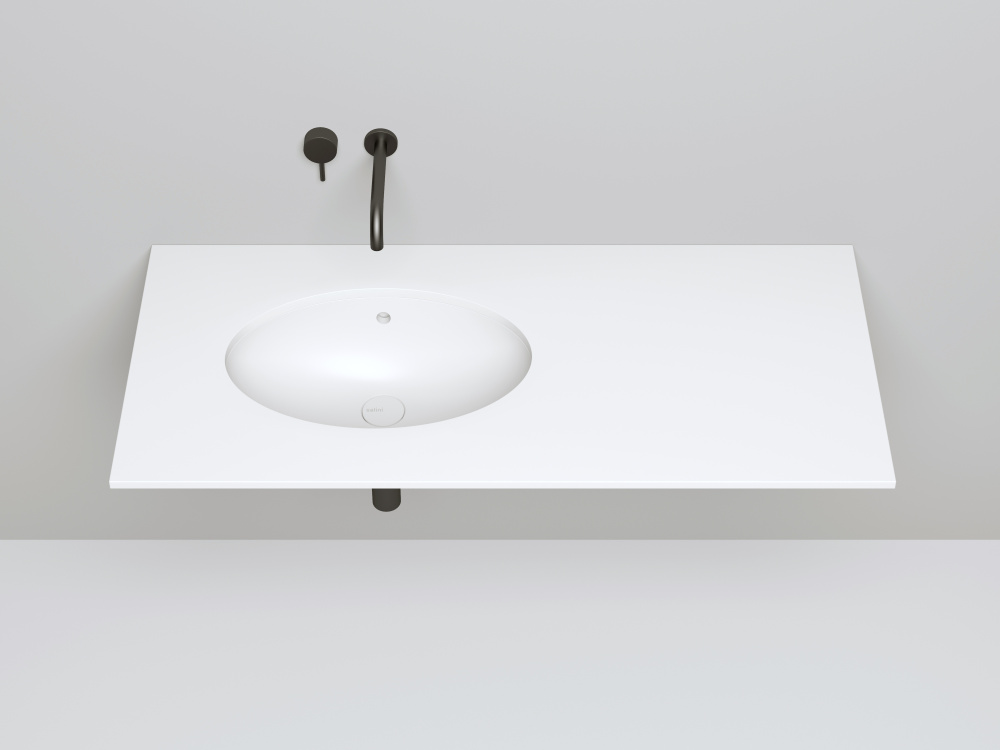 Фото Раковина накладная Salini Callista (1101209M) белый