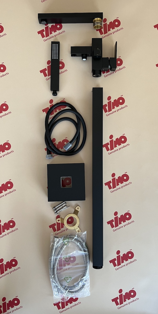 Фото Смеситель напольный для ванны с душем Timo Selene 2200/03Y-CR черный