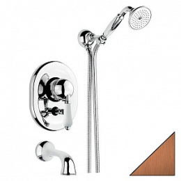 Фото Смеситель Nicolazzi Classico Monokomandi 3400BZ76 для ванны, бронза/Mont Blanc