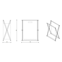 Корзина для белья Decor Walther Cross (0507755)