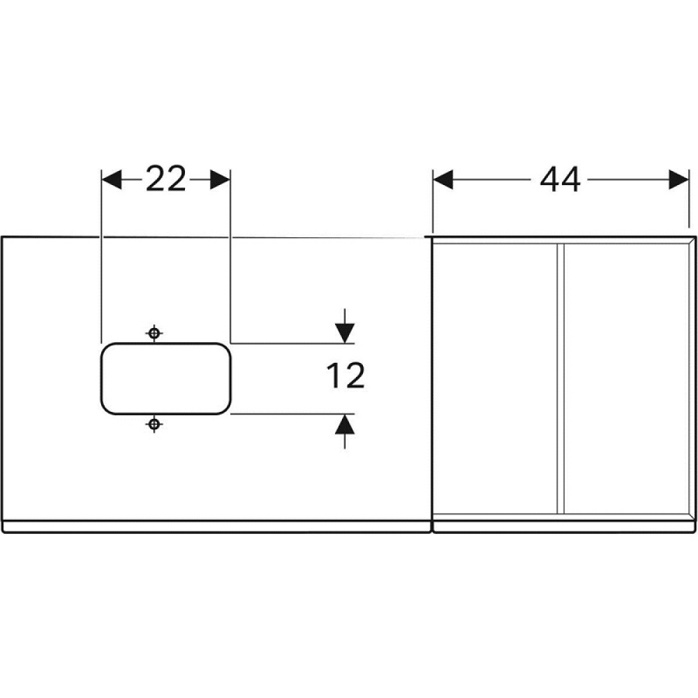 Geberit Citterio 500.564.JJ.1 Тумба для раковины, с ящиками выдвижными