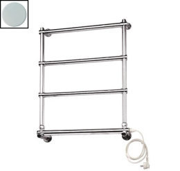 Электрические полотенцесушители Полотенцесушитель электрический 50х65см Margaroli Sole 542 BOX Bright NICK 5424704BINB никель