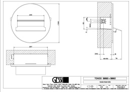 Фото Душевой каскадный излив Gessi Cascata (39902#238) сталь полированная