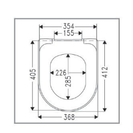 Villeroy&Boch O'Novo 9M406101 Сиденье для унитаза с крышкой (альпийский белый)