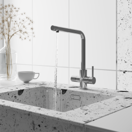 Фото Смеситель для кухни Paini Primavera PRCR6433VEB90 хром