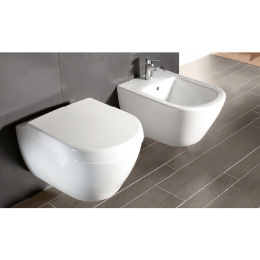Подвесной унитаз Villeroy&Boch 2Day2 46981001/8M32S101, с крышкой-сиденьем с микролифтом, белый альп