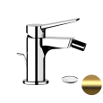 Смеситель для биде Remer Slash SL20BG, золото брашированное