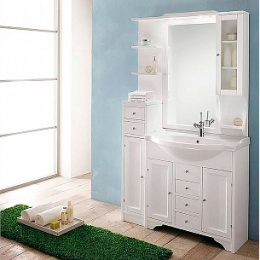 EBAN Eleonora NEW База под раковину 102х80х33 см без ручек, цвет bianco decape