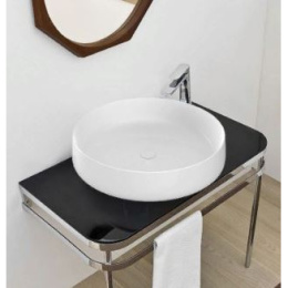 Раковина накладная 48 см ArtCeram Cognac (COL002 17 00) черный матовый