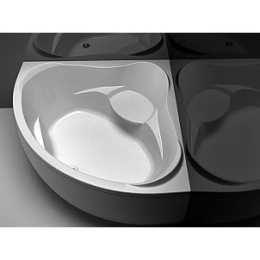 Акриловая ванна 150x150 Aquanet (00204003), Четверть круга, Гидромассаж: есть