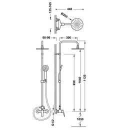 Смеситель для ванны Haiba HB24505-8
