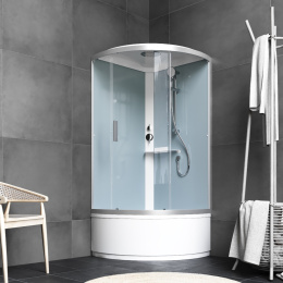 Фото Душевая кабина 90.5x90.5x211.5 Am.Pm (W88C-401A-090WT) прозрачный, ABS-пластик