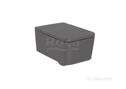 Чаша подвесного унитаза Roca Inspira square (346537640) оникс