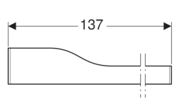 Фото Фронтальная панель для раковины Geberit Bambini 137 430360301