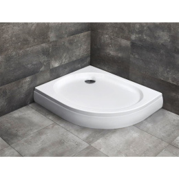 Акриловый поддон для душа Radaway Patmos E 80x100x16 белый, в левый угол 4P81155-03L