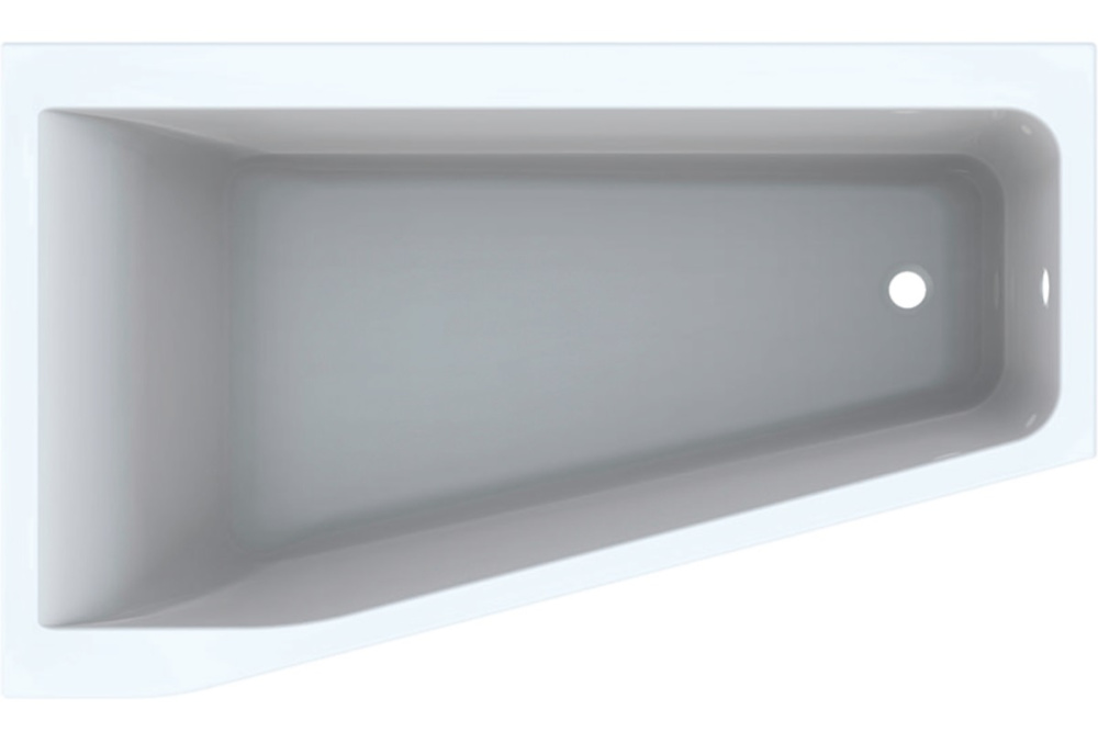 Акриловая ванна 150x90 Geberit (554.308.01.1), прямоугольная-асимметричная