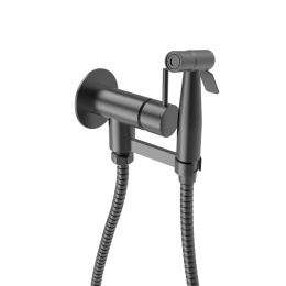 Фото Смеситель с гигиеническим душем Paini Isola ISPZ442 черный
