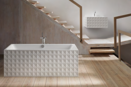 Фото Ванна стальная Bette Loft Ornament 3172-000 CFXX6A 181x81 белый